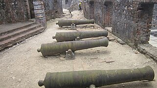 Citadelle in Haiti, cannons.JPG