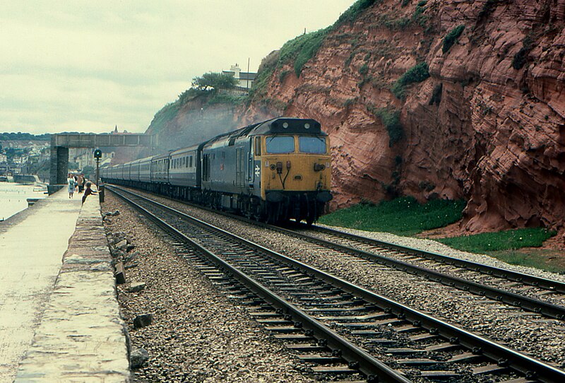 File:Class 50, Dawlish, 1970s.jpg