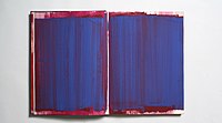 Farbtagebuch Buch 02, 1994 Eitempera auf Papier 35,7 × 26,3 cm