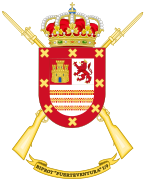 Escudo del Batallón de Infantería Protegida "Fuerteventura" I/9 (BIPROT-I/9)