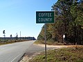 Coffee/Jeff Davis County border US221SB