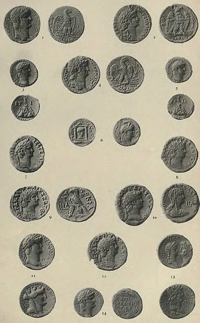 Coins of Nero - Rivista italiana di numismatica 1897 (page 445 crop).jpg