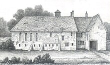The college building as sketched in 1826 College of the Valley Scholars of St Nicholas.jpg