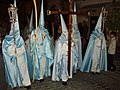 Comienzo de La Borriquita.  Domingo de Ramos. Semana Santa en El Puerto de Santa María, Cádiz, España.