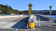 Roadways added on top of dam