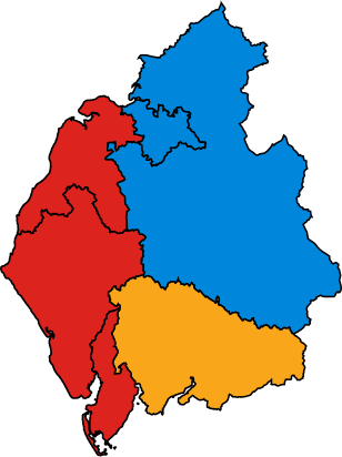 CumbriaParliamentaryConstituency2010Results.svg