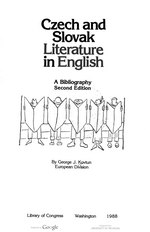 Миниатюра для Файл:Czech and Slovak literature in English.djvu