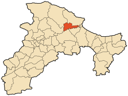 Localização de Oued Ghir