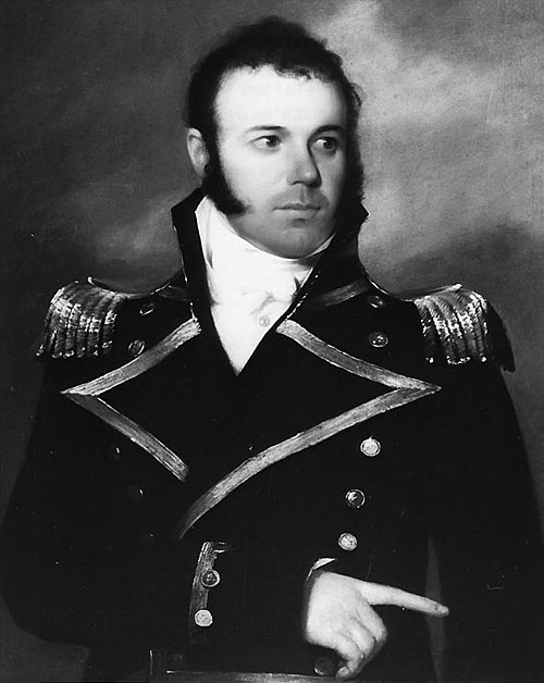 US Commodore Daniel Patterson commanded an offensive force against Lafitte and his men at Barataria, 1814.