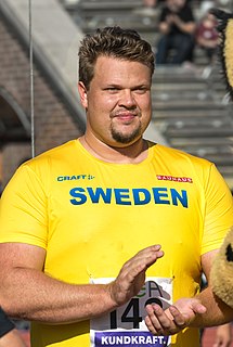 Daniel Ståhl Swedish discus thrower