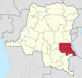 Kaart van Tanganyika