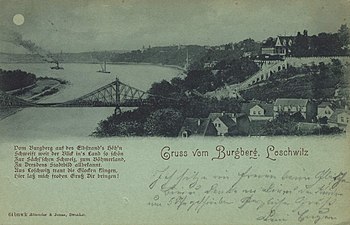 Burgberg, 1898, Loschwitz, Kartennummer 64 bnwk