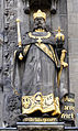 Sculpture de Guillaume Ier portant les attributs impériaux, hôtel de ville de Duisbourg