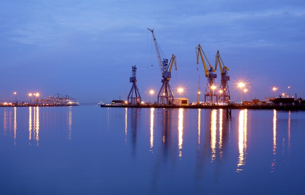 Belfast docks in 2009