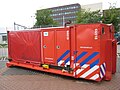 Hookarm container with 7000 lpm pump and 1000 m hose