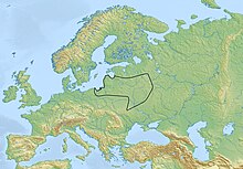 Area of distribution of the earliest Indo-European river names. Early Indo-European river names.jpg