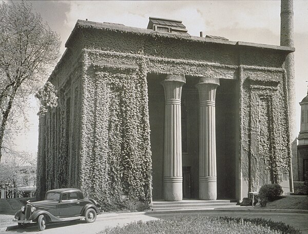 The Egyptian Building in the early 20th century.