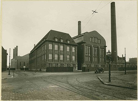Elektrizitätswerk Düsseldorf Flingern um 1930 Julius Söhn