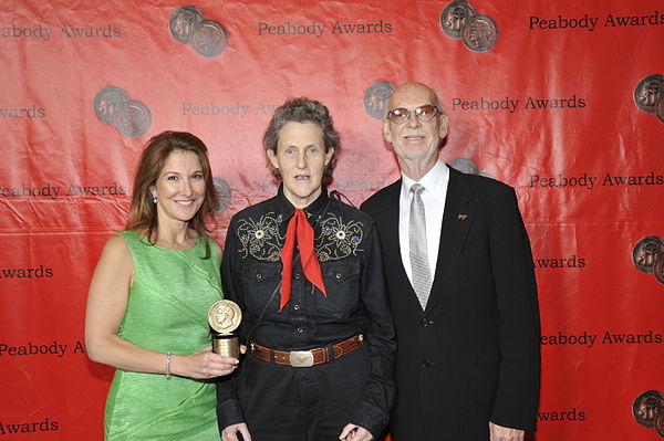 Emily Gerson Saines, Temple Grandin and Mick Jackson at the 70th Annual Peabody Awards