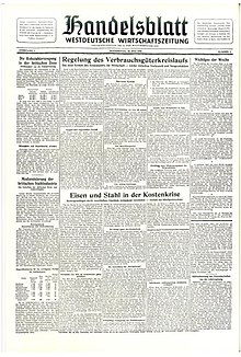Erste Ausgabe des Handelsblatt, 16. Mai 1946.jpg