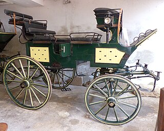 <span class="mw-page-title-main">Brake (carriage)</span> Horse-drawn carriage