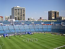 Innenraum des Estadio Azul (Februar 2009)