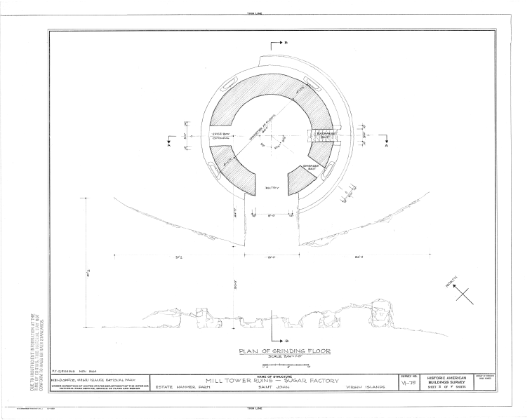 File:Estate Hammer Farms, Windmill Tower Ruins, Cruz Bay, St. John, VI HABS VI,2-CRUZBA,2-A- (sheet 3 of 7).png