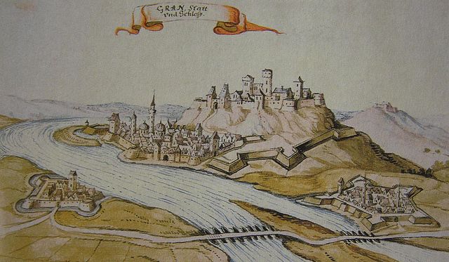 Párkány and Esztergom in 1664