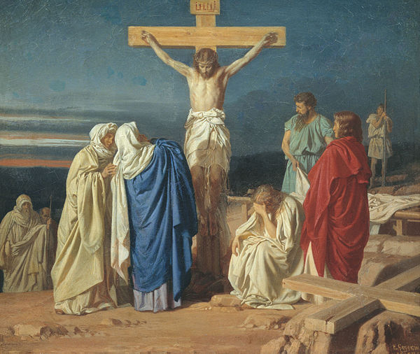 Crucifixion by Evgraf Semenovich Sorokin (1873)
