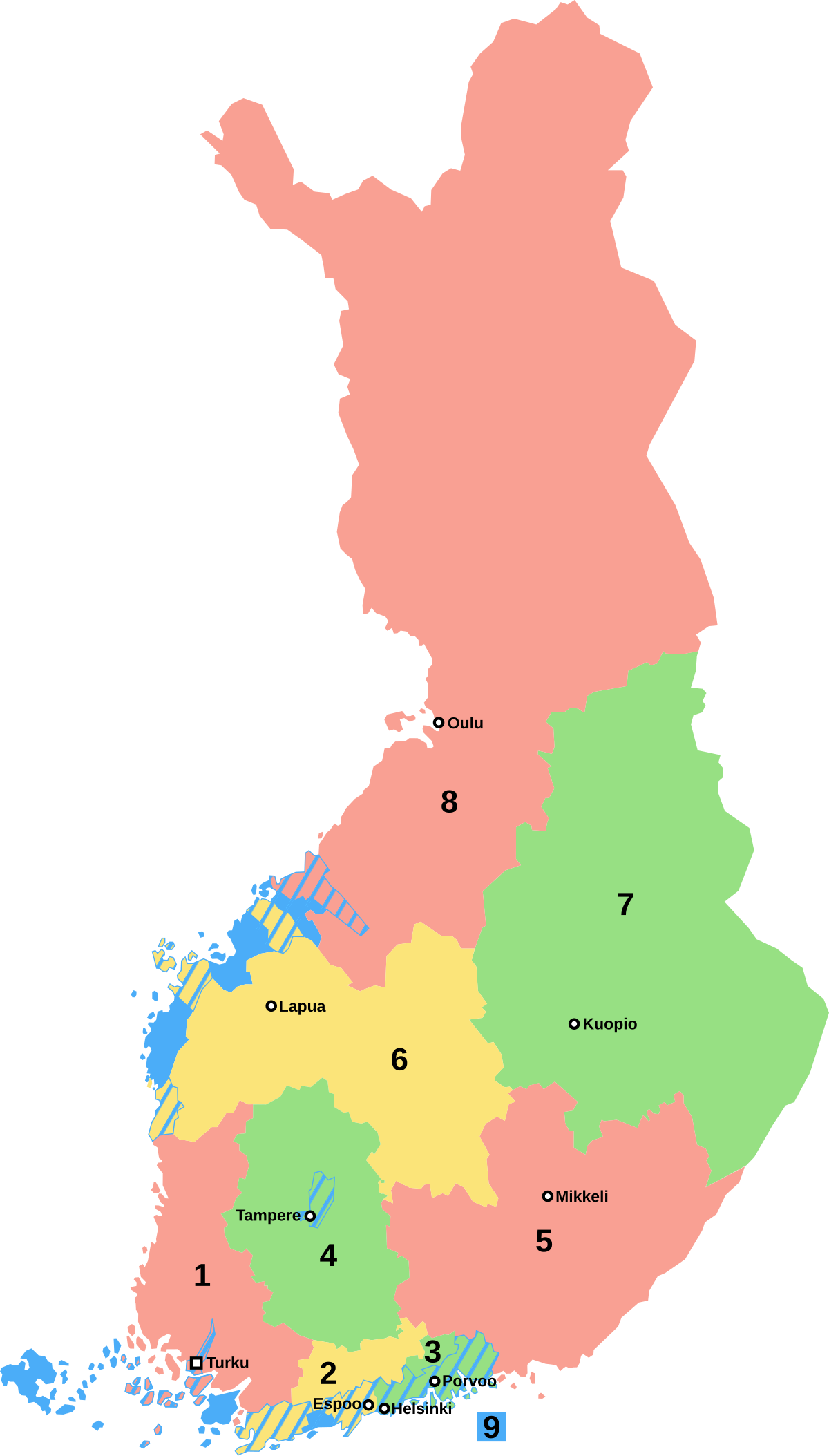 Suomen evankelis-luterilaiset hiippakunnat – Wikipedia