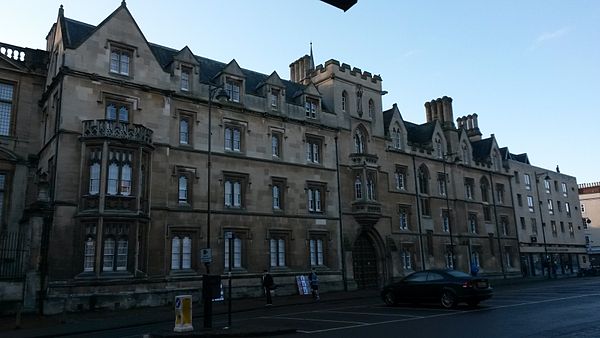 Exeter College's Broad Street frontage