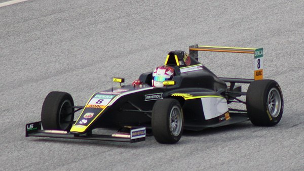 Browning racing in the 2021 ADAC Formula 4 Championship at the Red Bull Ring.