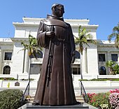 The Father Serra statue in Ventura, California Father Serra statue (Ventura, California).jpg