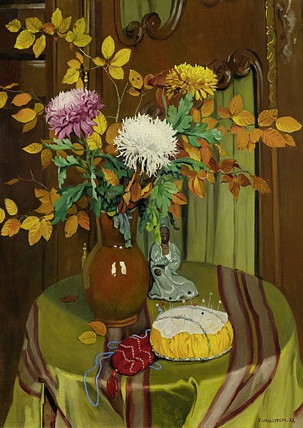 File:Felix Vallotton Chrysanthèmes et feuillage d'automne.jpg