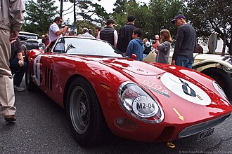 The #3413GT Ferrari 250 GTO was purchased by Whitten around 2000 Ferrari 1962 250 GTO Red on Pebble Beach Tour d'Elegance 2011 -Moto@Club4AG.jpg