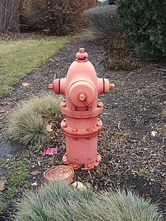 Fire hydrant Connection point by which firefighters can tap into a water supply