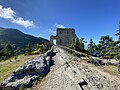 A entrada do Castello della Valle (agosto de 2020).