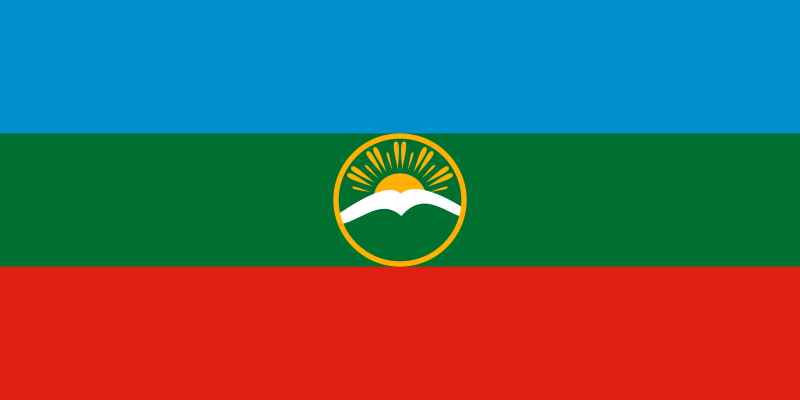 Ficheiro:Flag of Karachay-Cherkessia.svg