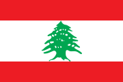 Libanon zászlaja