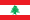 Bandera de Líbano.
