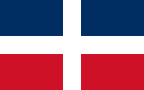 Прапор Домініканської Республіки 1844-1849