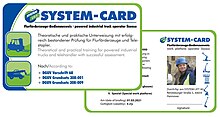 Flurfördermittelschein (Staplerschein) SYSTEM-CARD