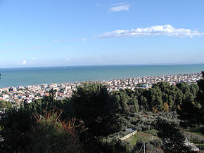 Veduta di Francavilla dal belvedere Setteventi