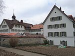 Frauenkloster Leiden Christi mit Nutz- und Ziergärten.