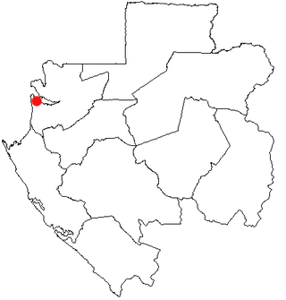 Location of Point Denis in Gabon