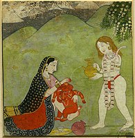 Ganesha Kangra miniature 18th century