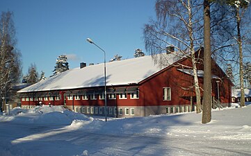 Artilleriets stridsskolas före detta stabsbyggnad i Kristinehamn (2011).