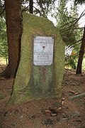 Memorial stone for Franz Dziebko