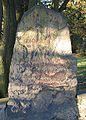 Plaque stone in memory of Ferdinand von Zeppelin