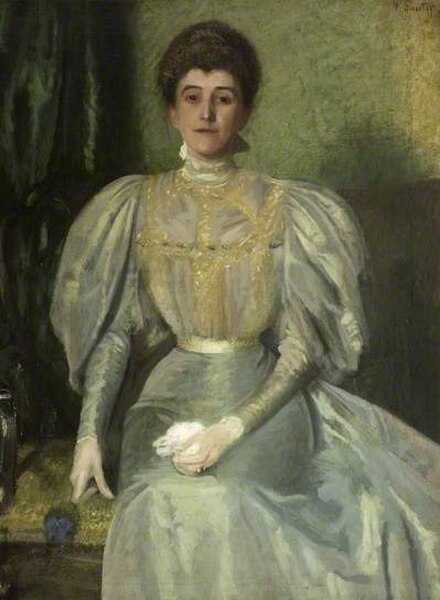 Ada Galsworthy by Georg Sauter, 1897